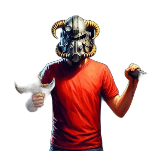 mask, hat, staff, weapon transparent PNG cut-out