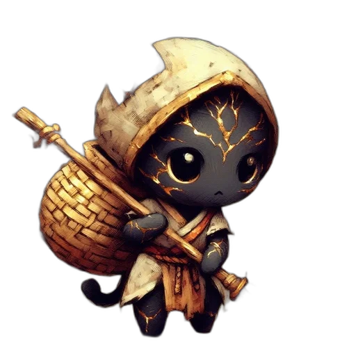 staff, weapon, sword, fantasy art transparent PNG cut-out