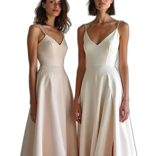 dress, earth tones, golden, monochrome transparent PNG cut-out