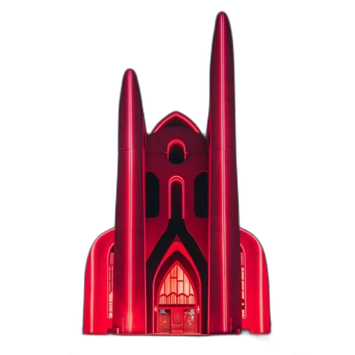 crown, building, 3d render, concept art transparent PNG cut-out