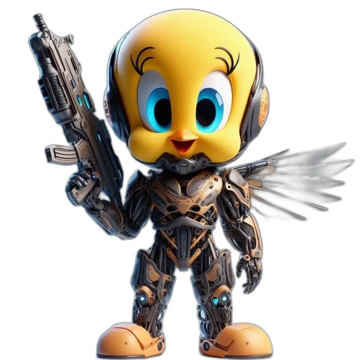 robot, weapon, animal, creature transparent PNG cut-out