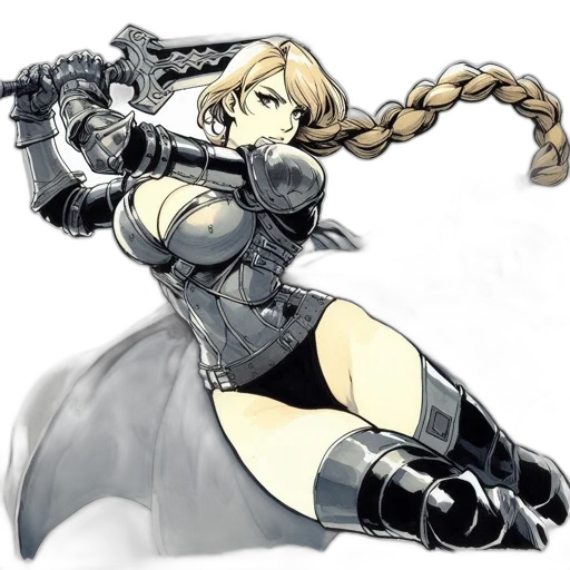 weapon, sword, robot, staff transparent PNG cut-out