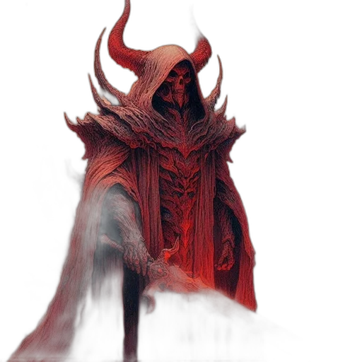 mask, dragon, creature, staff transparent PNG cut-out