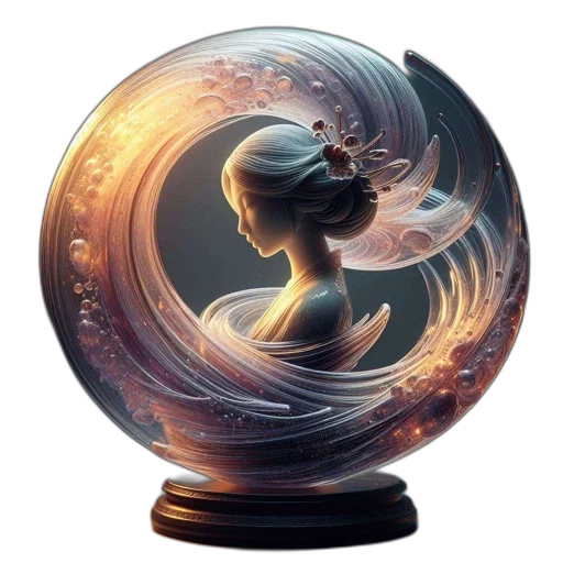 hair, staff, fantasy art, concept art transparent PNG cut-out