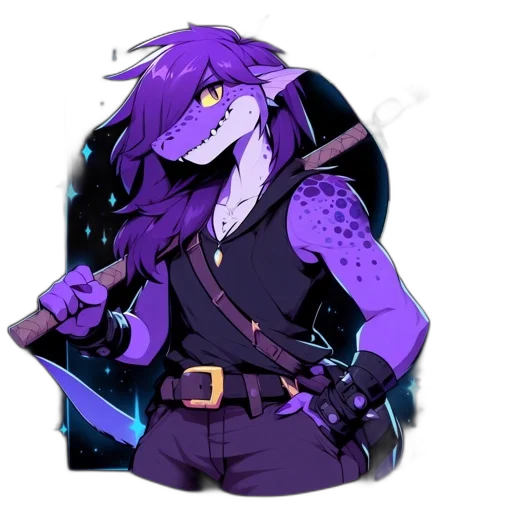staff, jacket, dragon, animal transparent PNG cut-out