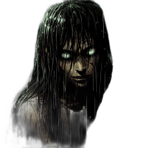 face, creature, mask, hair transparent PNG cut-out