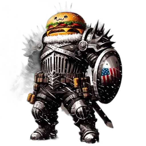 robot, creature, weapon, food transparent PNG cut-out