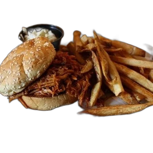 food, crown, pulled, pork transparent PNG cut-out