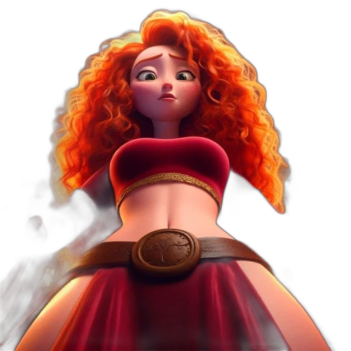 dress, crown, staff, concept art transparent PNG cut-out