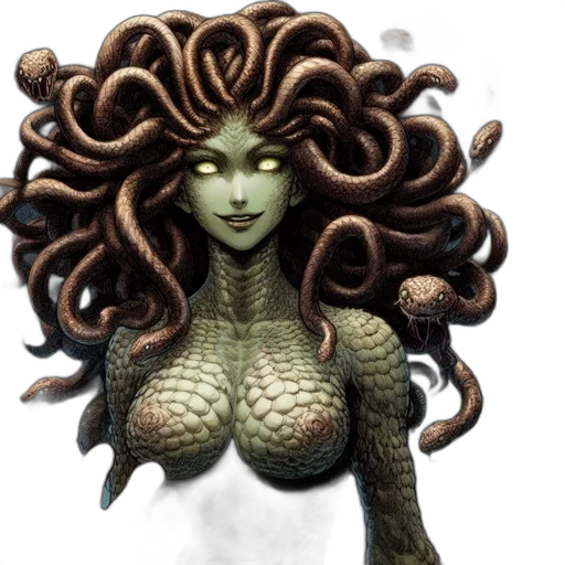 hair, creature, fantasy art, concept art transparent PNG cut-out
