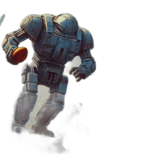 robot, weapon, concept art, fantasy art transparent PNG cut-out