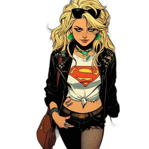 jacket, comic book art, concept art, cartoon transparent PNG cut-out