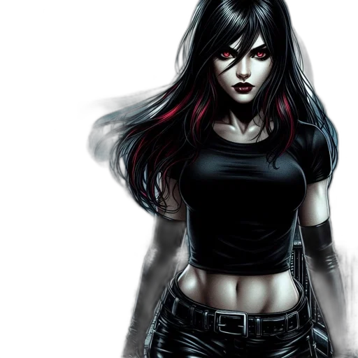 comic book art, concept art, fantasy art, photorealistic transparent PNG cut-out