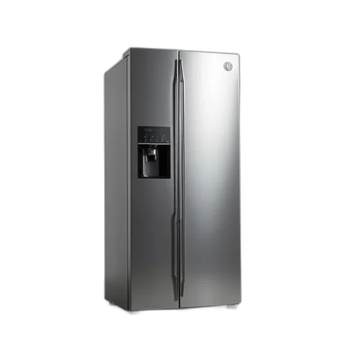 robot, food, 3d render, refrigerator transparent PNG cut-out