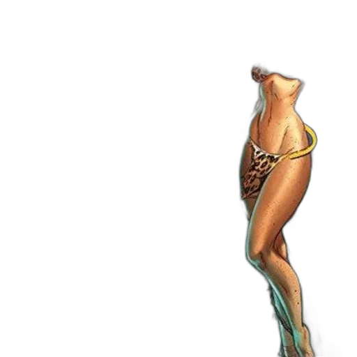 dress, staff, jewelry, creature transparent PNG cut-out