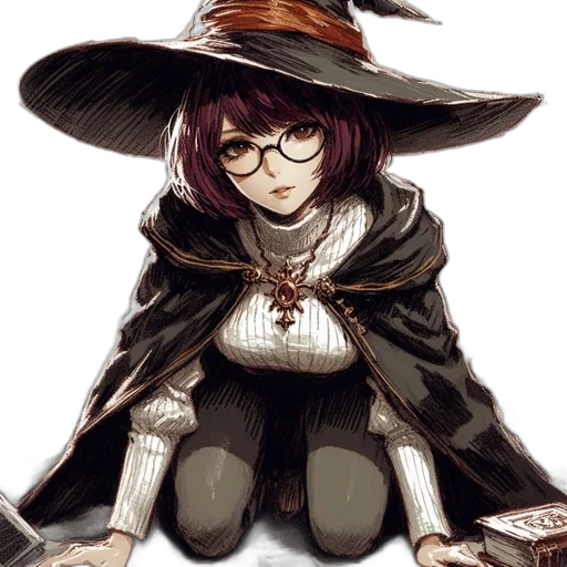 hat, staff, dress, crown transparent PNG cut-out