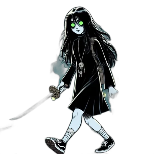 staff, mask, creature, sword transparent PNG cut-out