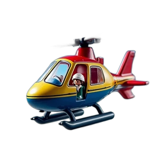 3d render, playmobil, 9283, air transparent PNG cut-out