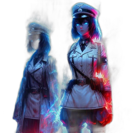 staff, dress, jacket, robot transparent PNG cut-out