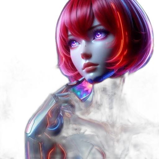 robot, face, mask, staff transparent PNG cut-out