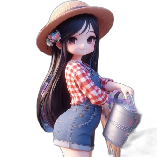 hat, bottle, dress, robot transparent PNG cut-out