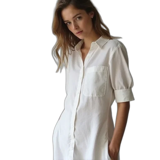 dress, jacket, linen, shirt transparent PNG cut-out