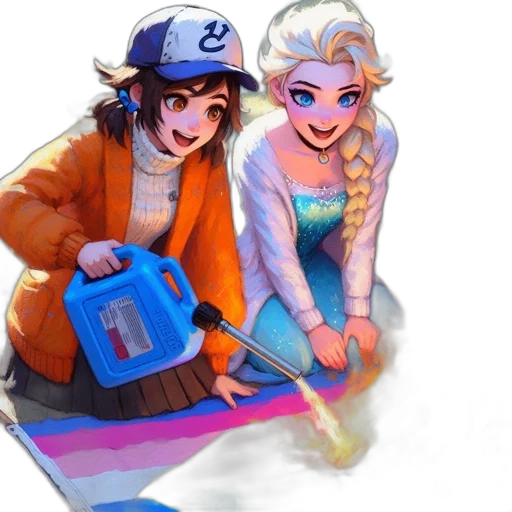 hat, concept art, vaporwave, pixel art transparent PNG cut-out