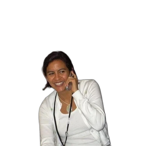 staff, jewelry, face, jacket transparent PNG cut-out