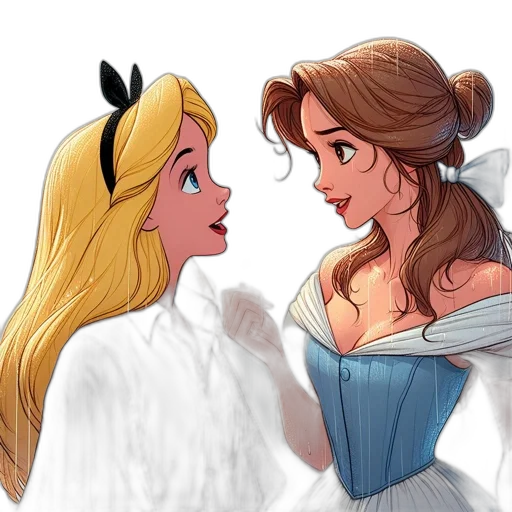 fantasy art, concept art, comic book art, cartoon transparent PNG cut-out
