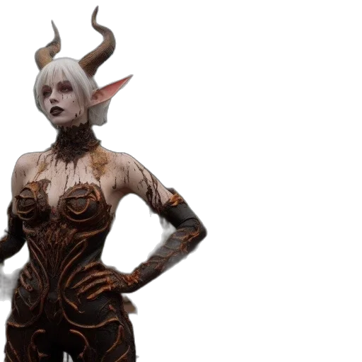 concept art, fantasy art, 3d render, person transparent PNG cut-out