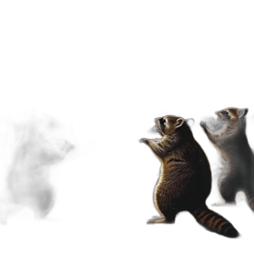 animal, concept art, 3d render, photorealistic transparent PNG cut-out