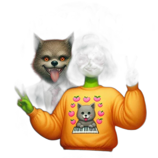 jacket, mask, creature, animal transparent PNG cut-out
