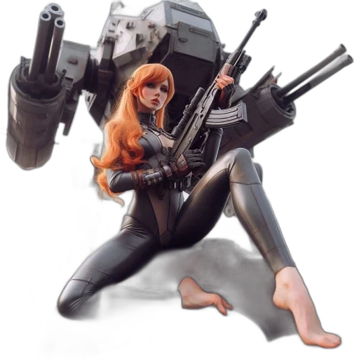 weapon, robot, animal, concept art transparent PNG cut-out