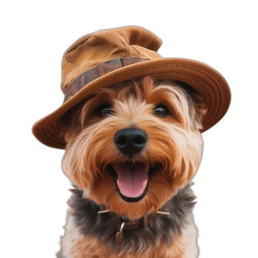 hat, animal, staff, face transparent PNG cut-out
