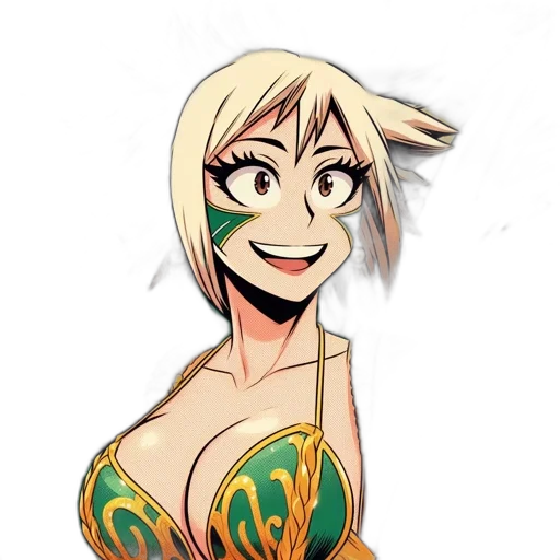 dress, staff, mask, flower transparent PNG cut-out