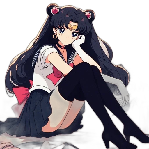 dress, creature, anime, pixel art transparent PNG cut-out