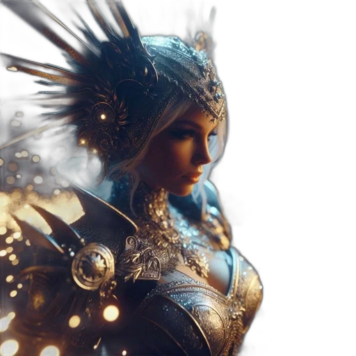 crown, fantasy art, concept art, 3d render transparent PNG cut-out