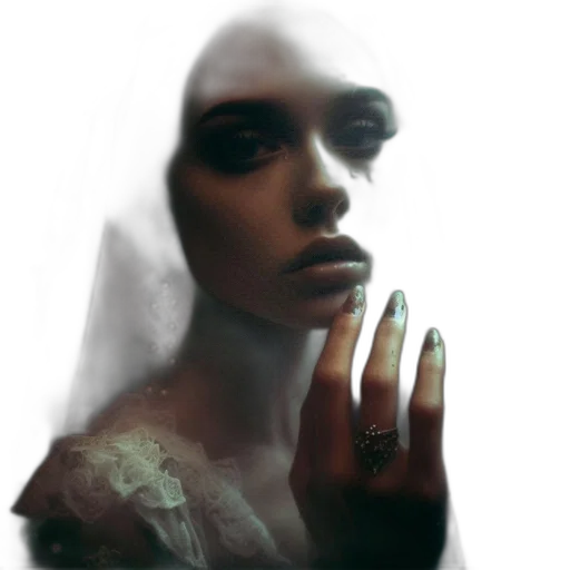 face, jewelry, mask, dress transparent PNG cut-out