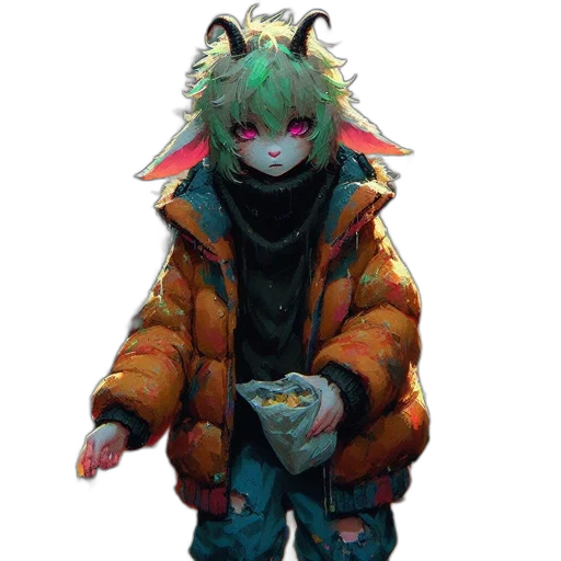 jacket, creature, mask, animal transparent PNG cut-out