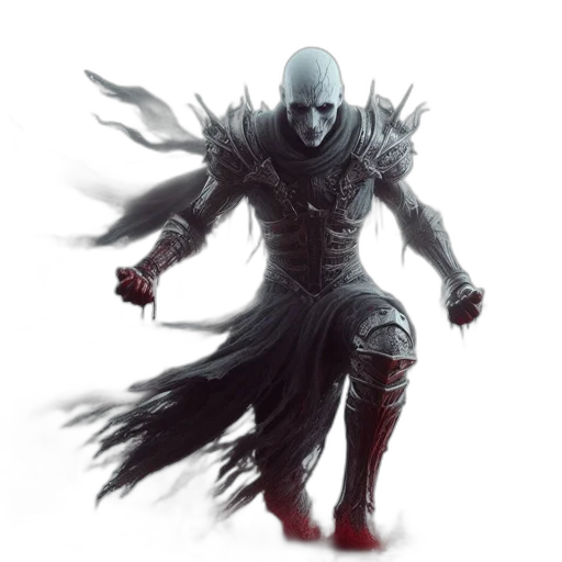 mask, sword, creature, concept art transparent PNG cut-out
