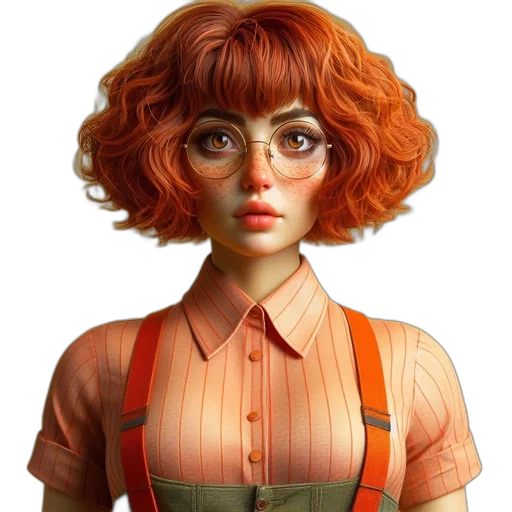 dress, staff, face, robot transparent PNG cut-out