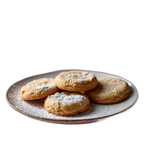 food, photorealistic, cookie, platter transparent PNG cut-out