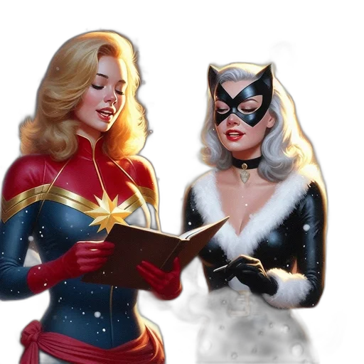 comic book art, concept art, fantasy art, cartoon transparent PNG cut-out