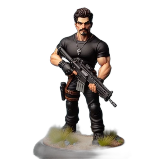 weapon, concept art, 3d render, pixel art transparent PNG cut-out