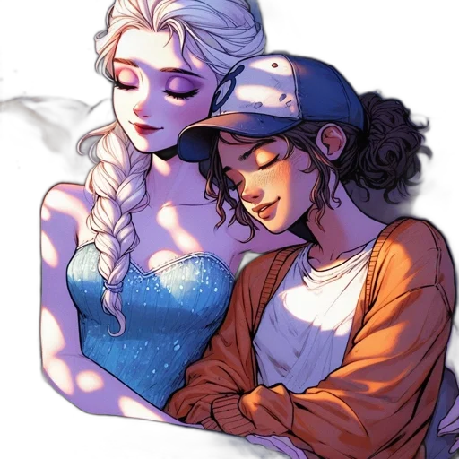 comic book art, concept art, watercolor, fantasy art transparent PNG cut-out