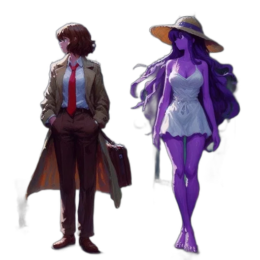 concept art, fantasy art, pixel art, comic book art transparent PNG cut-out