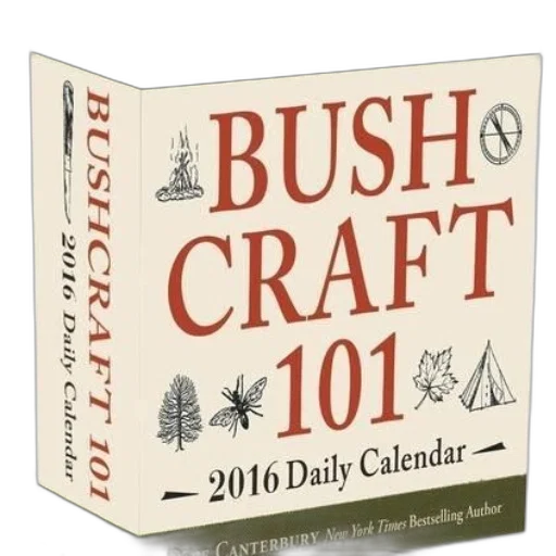 book, cover, titled, bushcraft transparent PNG cut-out