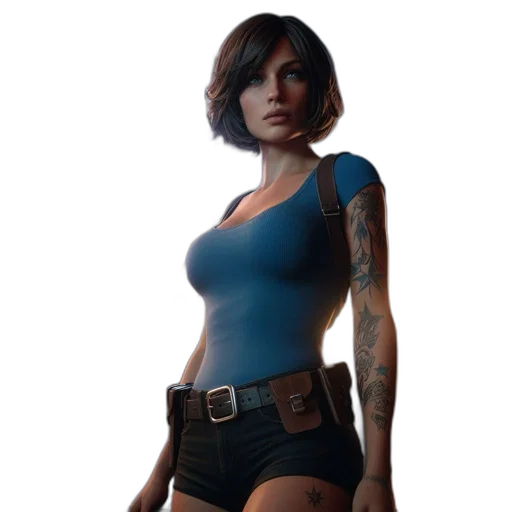 dress, staff, concept art, fantasy art transparent PNG cut-out