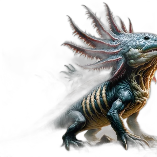 dragon, creature, animal, concept art transparent PNG cut-out