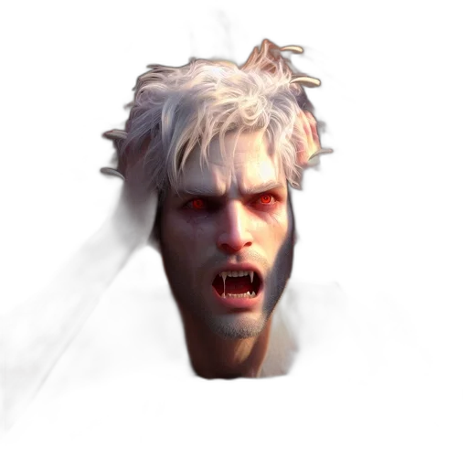 face, creature, mask, weapon transparent PNG cut-out